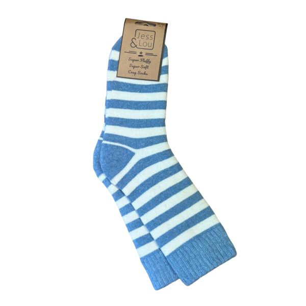 Cosy socks Blue Stripe